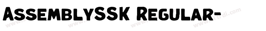AssemblySSK Regular字体转换 AssemblySSK Regular字体转换